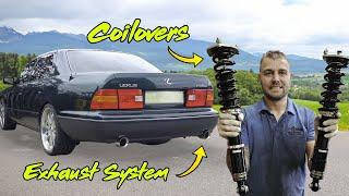 Lexus LS400 EPIC Exhaust And BC Racing Coilover Suspension Upgrade 