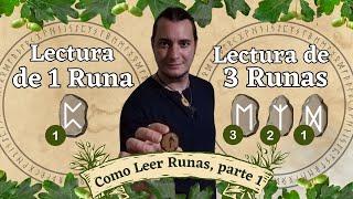 Como leer las runas - Clase 1 Lectura de Runa única Lectura de 3 Runas y Lectura por Si o No