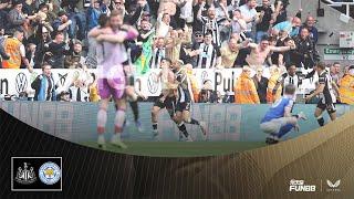 Newcastle United 2 Leicester City 1  Premier League Highlights  Bruno Guimarães at the double