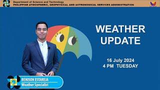 Public Weather Forecast issued at 4PM  July 16 2024 - Tuesday