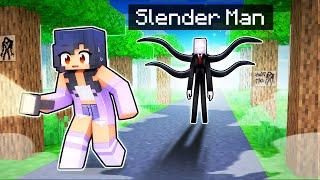 1 NIGHT With SLENDER MAN In Minecraft