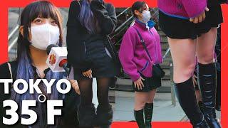 WHY JAPANS GIRLS WEAR SKIRTS under 35℉