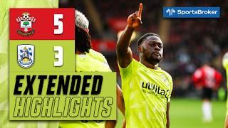 EXTENDED HIGHLIGHTS  Southampton 5-3 Huddersfield Town
