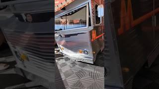 Mini-Bago The 70s style motorhome built on a golf cart chasis at #SEMA2023 was too cool