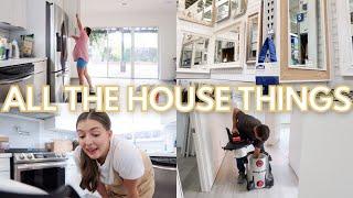 LESS THAN A WEEK UNTIL WE MOVE IN   home reno updates lowes haul cleaning the house