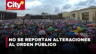 Así avanza la jornada de protestas en Bogotá  CityTv