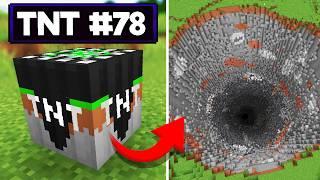 Testing 100 Illegal TNT in Minecraft