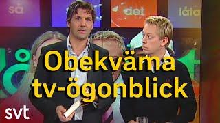 SVTs obekvämaste tv-ögonblick  Bloopers 