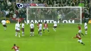 Owen Hargreaves Free Kick vs. Arsenal 2008
