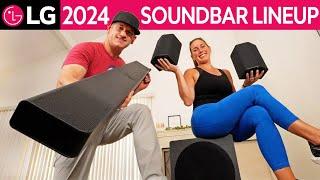 2024 LG Sound Bar Lineup - S95TR SG10TY  S70TY & more