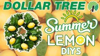  17 Summer LEMON Dollar Tree DIYS