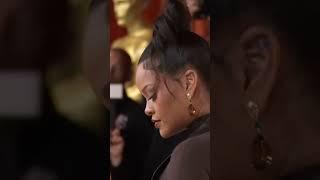Rihanna Slaying Her Baby Bump At The Oscars #rihanna #theoscars #shorts