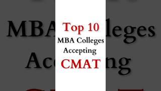 Top 10 MBA Colleges Accepting CMAT  CMAT Cutoffs & Placements