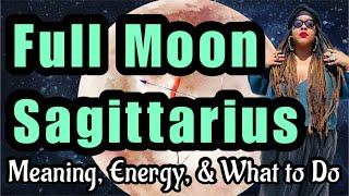 Full Moon in Sagittarius Meaning Energy What to Do Journal Prompts Crystals & Herbs