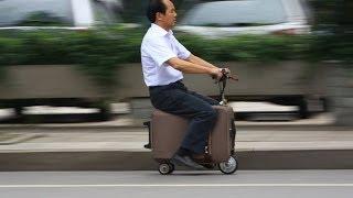 Китайский умелец изобрел чемодан-скутер новости