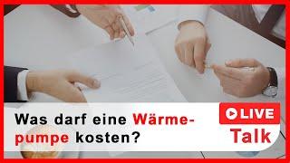 Wärmepumpen Angebote vergleichen  Live Talk