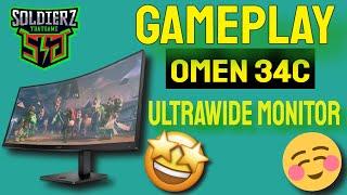  HP OMEN 34c 165Hz QHD Curved Gaming Monitor  The Best Monitor for Work and Gaming‼️