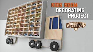 Awesome And Easy - Hot Wheel Storage For Boys Room - How to With Plans