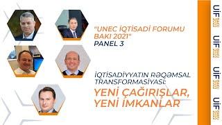 “UNEC İqtisadi Forumu Bakı 2021”  PANEL 3