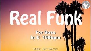 Real Funk Jam For【Bass】E Major 108BPM  No Bass Backing Track.