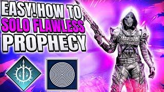 How to EASILY Solo Flawless Prophecy - Arc 3.0 Hunter Destiny 2