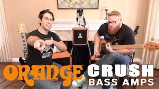 Orange Crush Bass Amps Demo w Mike Adams of Mike & Mikes Guitar Bar