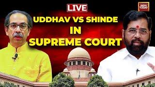 LIVE Supreme Court Hearing Maharashtra Political Crisis Uddhav Vs Shinde  SC LIVE  Sena Vs Sena