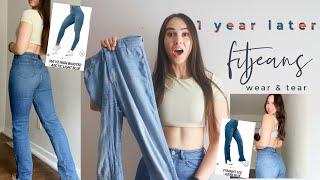 *NOT SPONSORED* FITJEANS 1 YEAR LATER WEAR & TEAR IS IT WORTH IT?