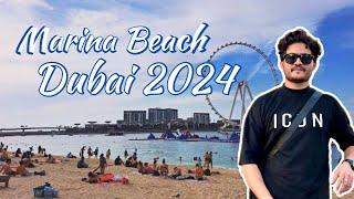 Day Spent With Fam At Marina Beach Dubai 2024  Night Life At Marina Beach #naddlogs #naddyvlogs