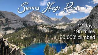 Sierra High Route An Off-Trail Documentary