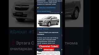 Chevrolet Cobalt очилади #arzon_mashinalar #automobile #avabzor #mashina_narxlar #moshinabozor #rek
