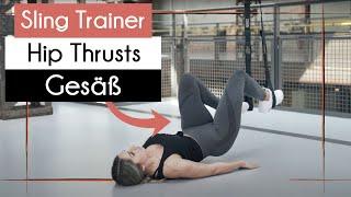 Hintern trainieren ZUHAUSE mit HIP THRUSTS - Sling Trainer  PULSUS fit