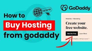 How to buy hosting from GoDaddy 2024  Initial Solution