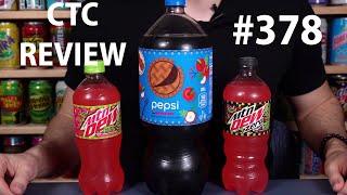 Apple Pie Pepsi vs. Mountain Dew Major Melon Regular & Zero Sugar CTC Review #378