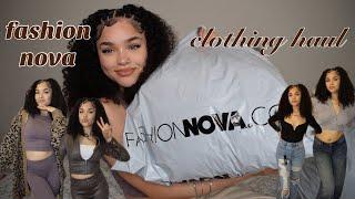 fashion nova haul️  cute fall outfit ideas + staples