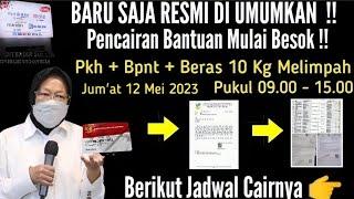 BARU SAJA DIRESMIKAN MULAI BESOK 12 MEI 2023 SEMUA KPM PKH BPNT WAJIB TAU AKAN ADA PENYALURAN LAGI