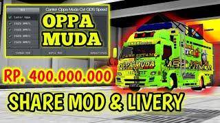 CARA DOWNLOAD MOD BUSSID TRUCK CANTER OPPA MUDA & LIVERY SANGAT MUDAH SEKALI - NABAGUS GAMING