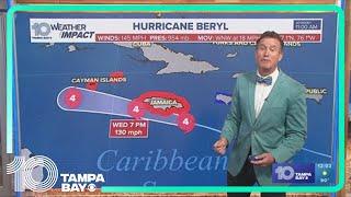 Tracking the Tropics Hurricane Beryl bears down on Jamaica