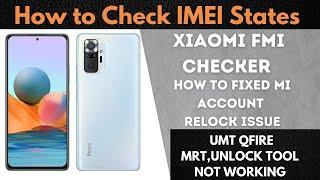 how to check Xiaomi Fmi Checker Free  How to Fixed Relock Issue  Xiaomi IMEI check  All Xiaomi