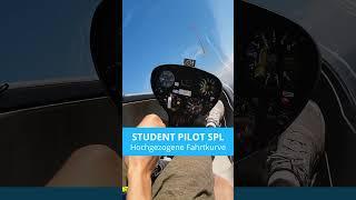 Student Pilot SPL  Glider  Soaring  Segelfliegen Hochgezogene Fahrtkurve #mistral #glider
