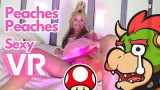 Princess Peach Sexy Cosplay VR 3D - Peaches Bowser #peach #peaches #vr180  #mariobrosmovie #cosplay