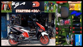 TVS NTorq 125 Modification  All Accessories For NTorq 125  The Biker Shop - Siliguri.