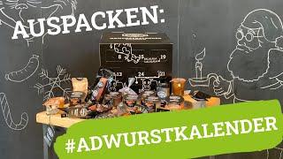 Kalieber ADWURSTKALENDER 2020  Der Wurst-Adventskalender  Unboxing