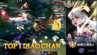 top 1 diao chan hok  Honor of Kings Gameplay