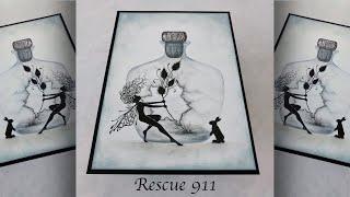 Rescue 911 Framable Greeting Card Video Tutorial