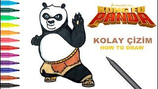 Easy Drawing Kung Fu Panda I Kolay Kung Fu Panda Çizimi I Panda Nasıl Çizilir?