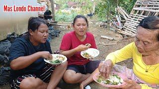  sayur cipir benguk dan rebung di tambah dengan kulupan daun pepaya memang paling mantap