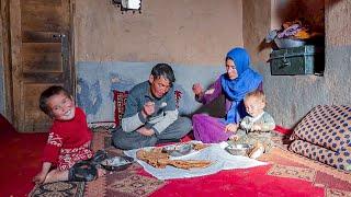 Mountain Village Living in Afghanistan  Collecting Wild Rhubarb