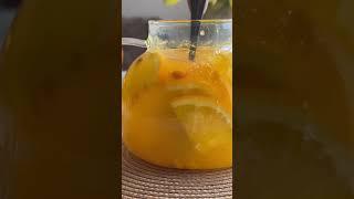 Вкусный напиток из облепихи и апельсина