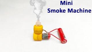 How To Make Simple Smoke Machine At Home With Motor  Diy Mini Smoke Machine For Rc Car